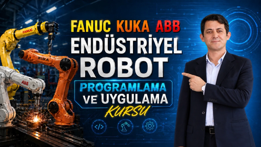 Fanuc Kuka Abb Endüstriyel Robot Programlama ve Uygulama Kursu